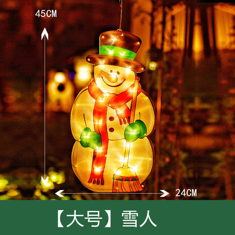 Lumières de Noël à Ventouse LED