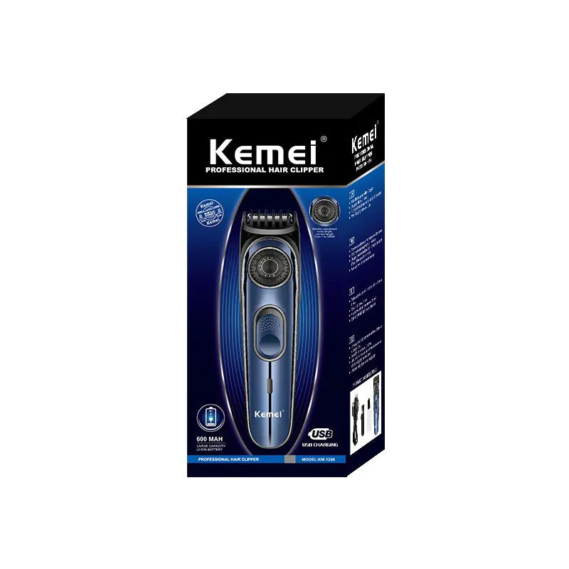 Adjustable Hair Clipper with Ten Speeds and USB