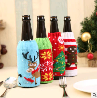 Couvertures de Bouteille de Vin pour Noël