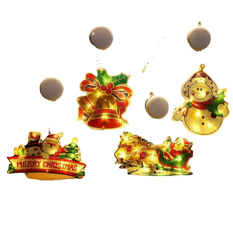 Lumières de Noël à Ventouse LED