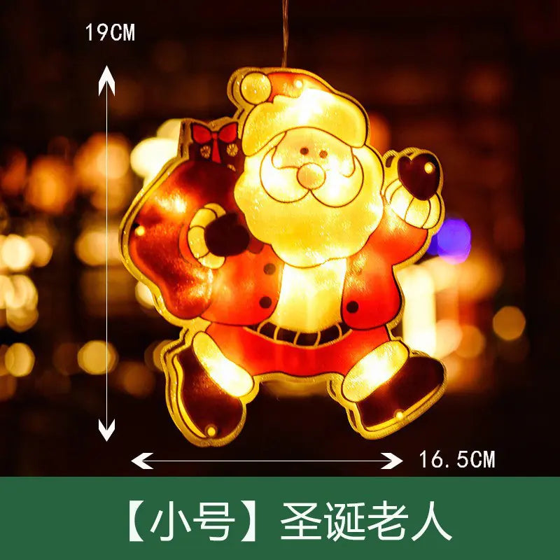 Lumières de Noël à Ventouse LED