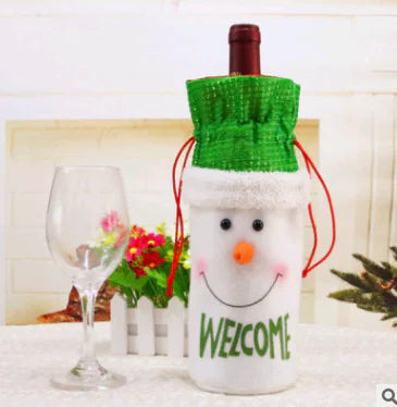 Couvertures de Bouteille de Vin pour Noël