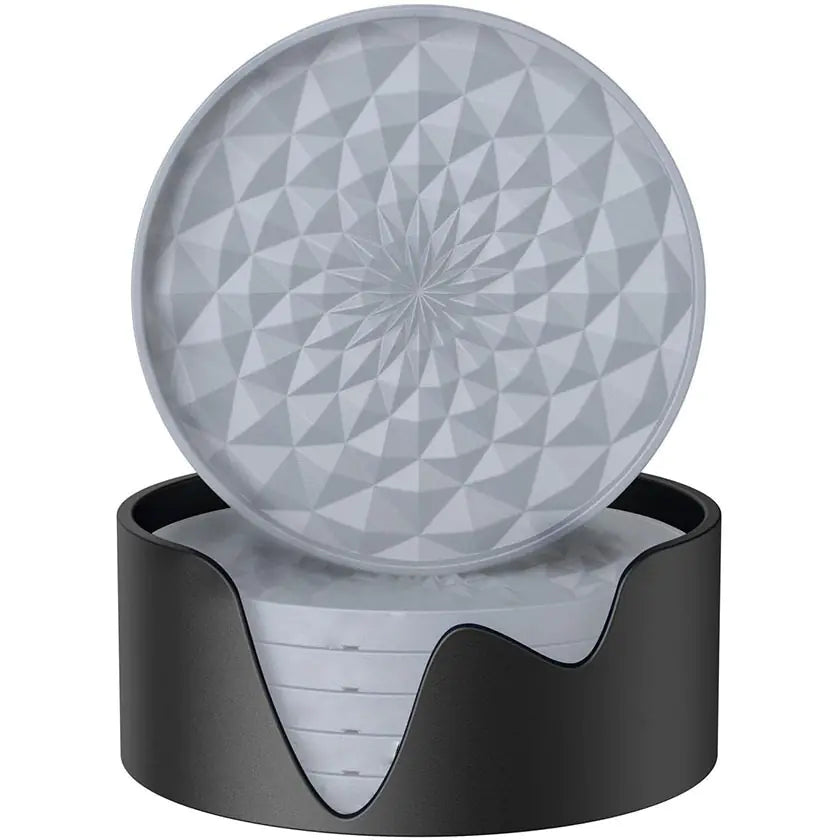 Thick, non-slip silicone coaster