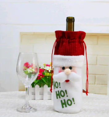 Couvertures de Bouteille de Vin pour Noël