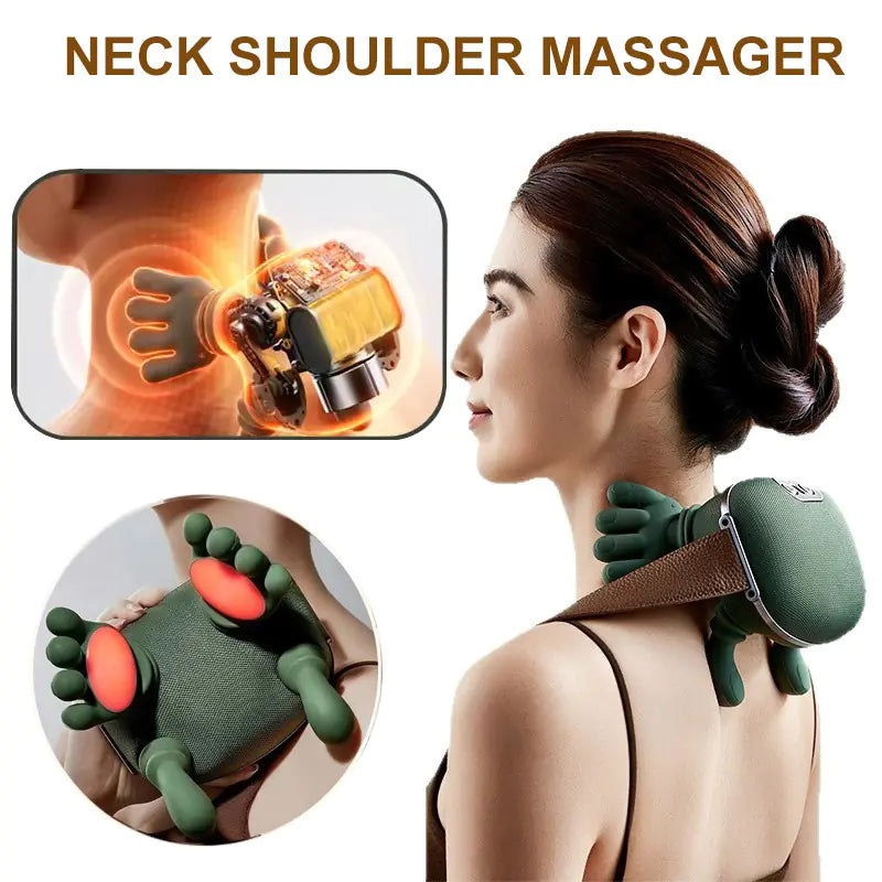 Masseur Sans Fil pour Cou et Épaules