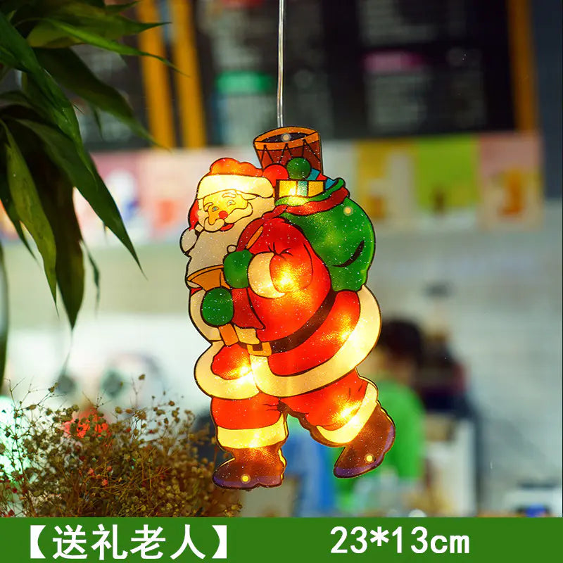 Lumières de Noël à Ventouse LED
