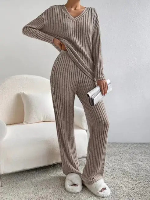 Ensemble deux pièces tricoté