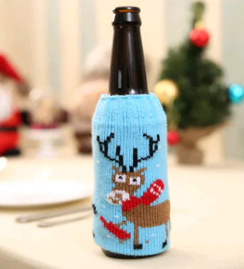 Couvertures de Bouteille de Vin pour Noël