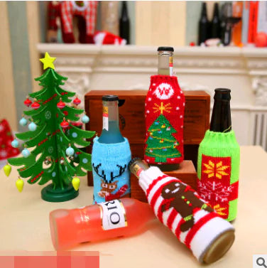 Couvertures de Bouteille de Vin pour Noël