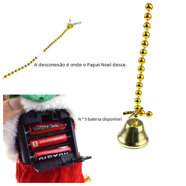 Jouet Père Noël Grimpeur