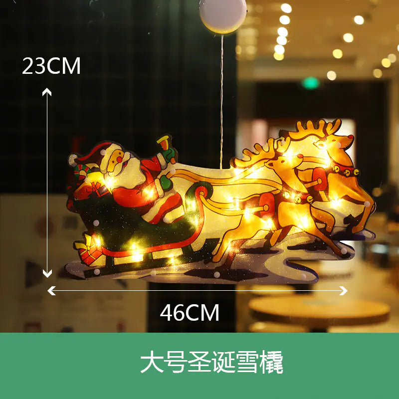 Lumières de Noël à Ventouse LED