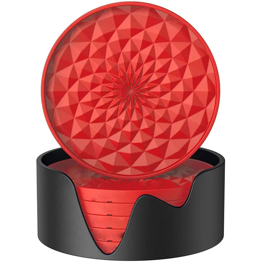 Thick, non-slip silicone coaster