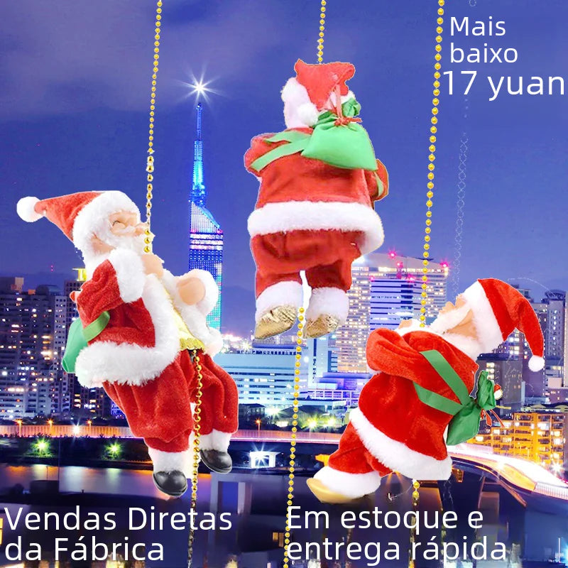 Jouet Père Noël Grimpeur