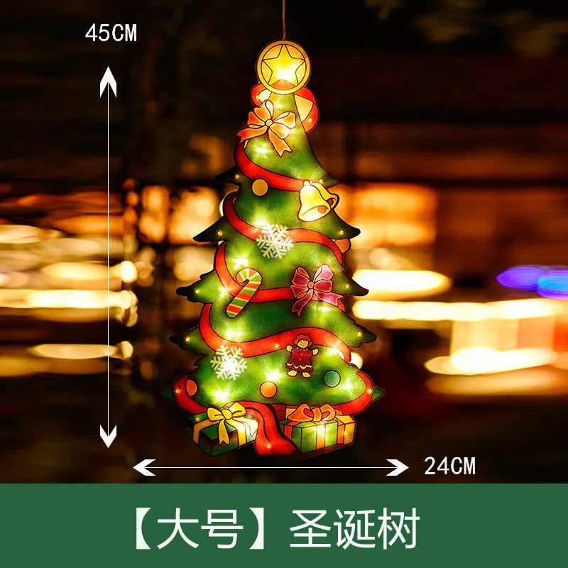 Lumières de Noël à Ventouse LED