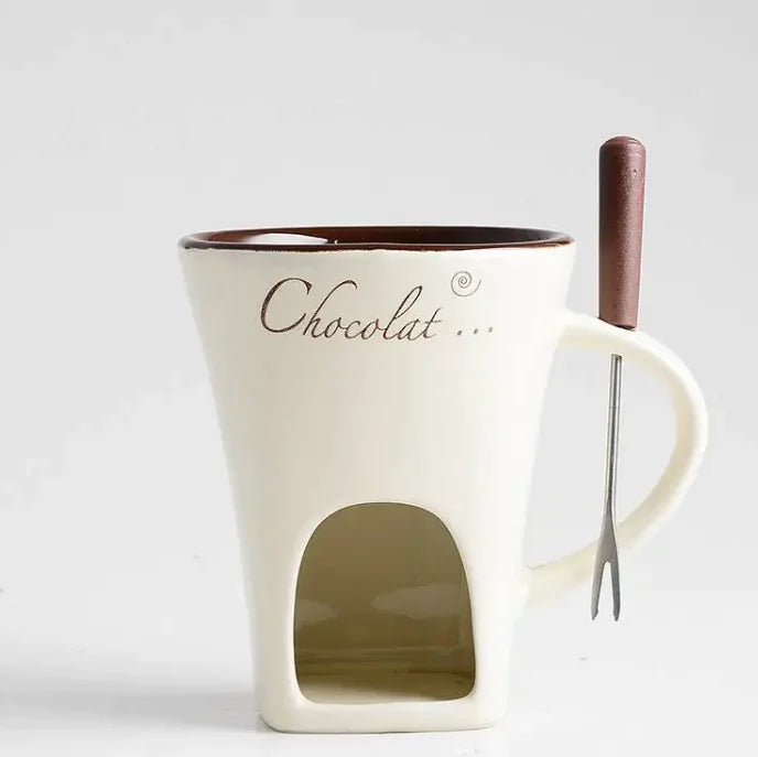 Tasse à fondue en céramique