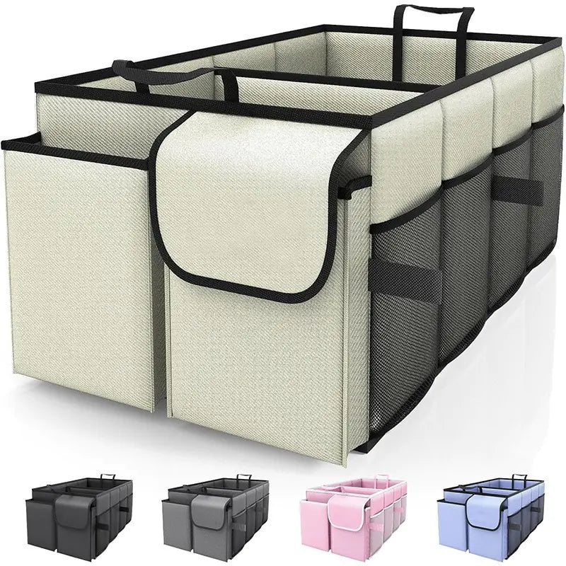 Boîte de Rangement Pliable de Grande Capacité pour Coffre de Voiture