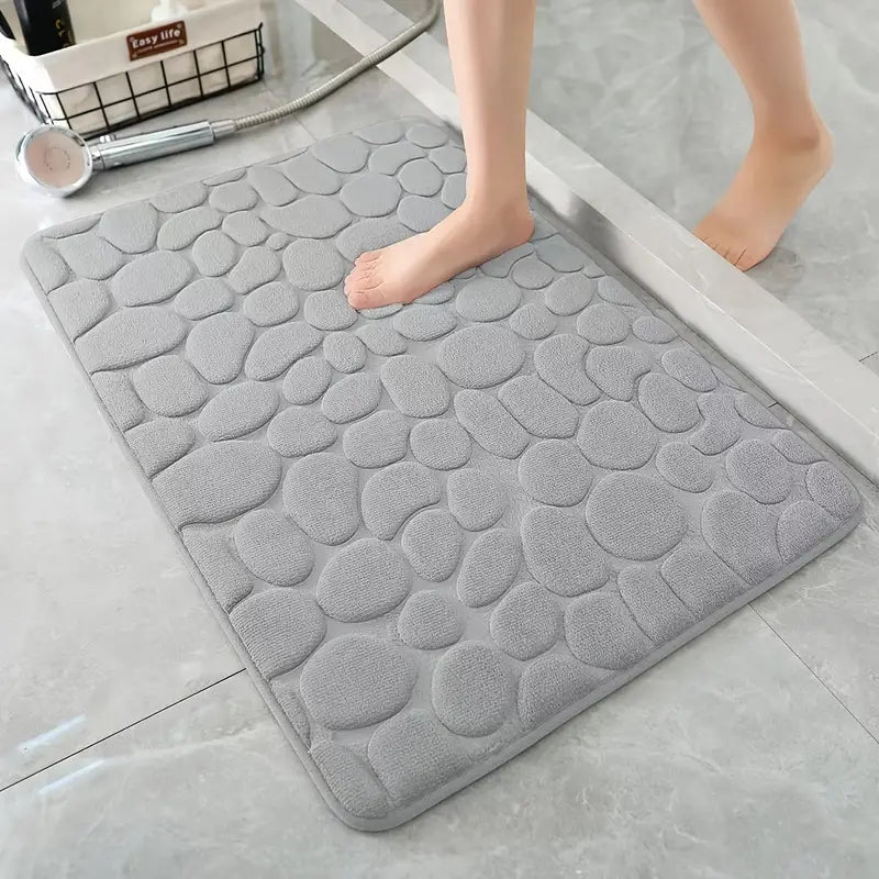 Ensemble de 3 Tapis de Salle de Bain Antidérapants