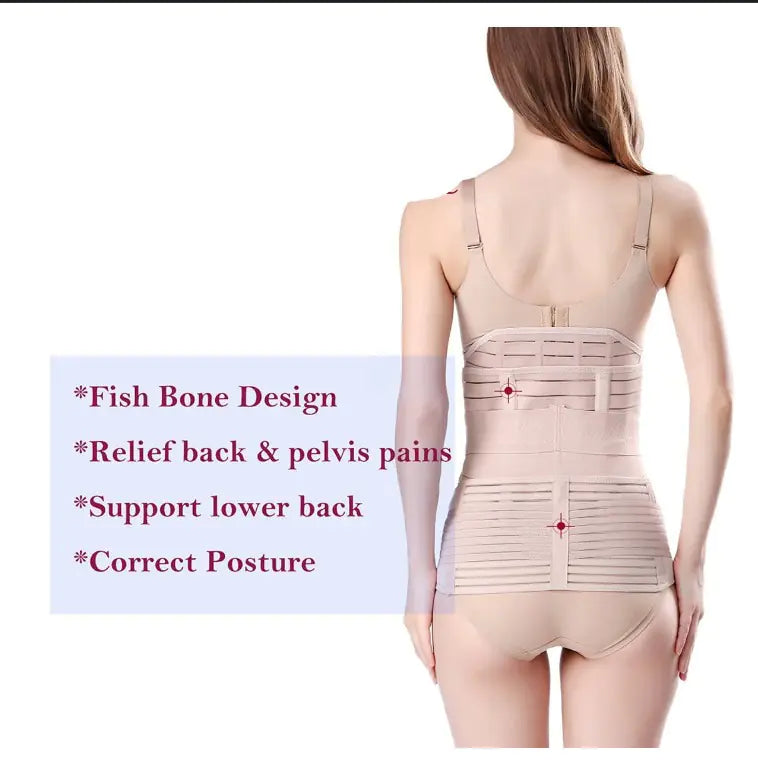 Ceinture Respirante Postpartum 3 Pièces