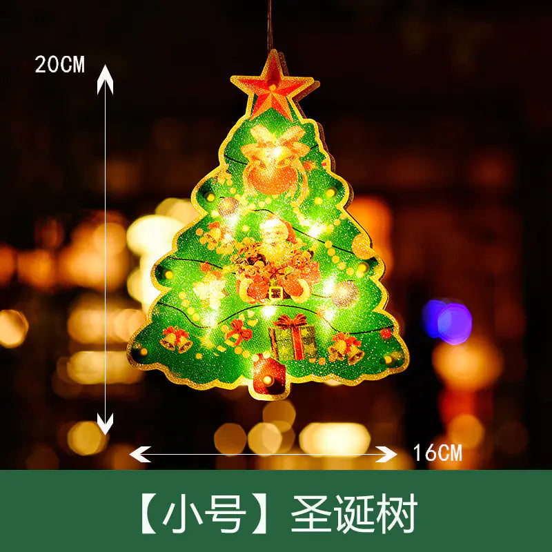 Lumières de Noël à Ventouse LED