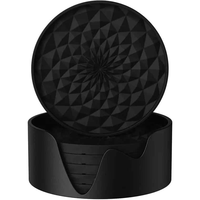 Thick, non-slip silicone coaster
