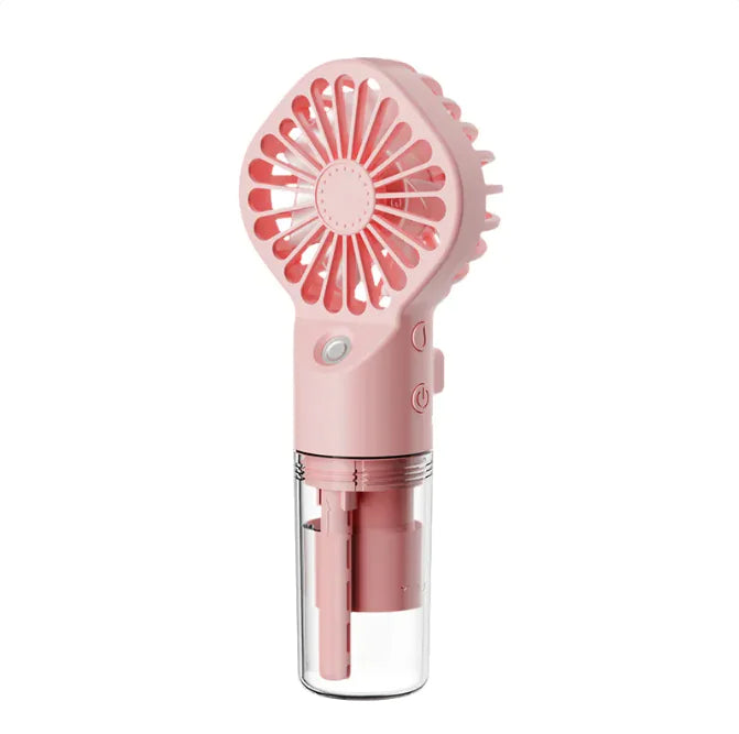 Portable Handheld Fan with Mist Spray