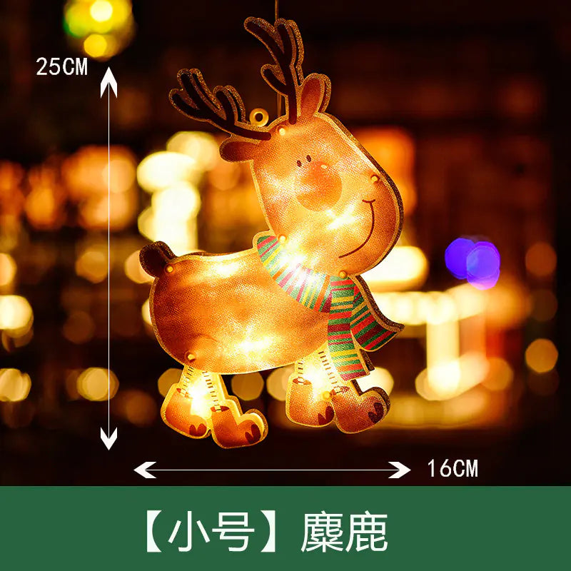 Lumières de Noël à Ventouse LED