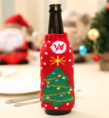 Couvertures de Bouteille de Vin pour Noël