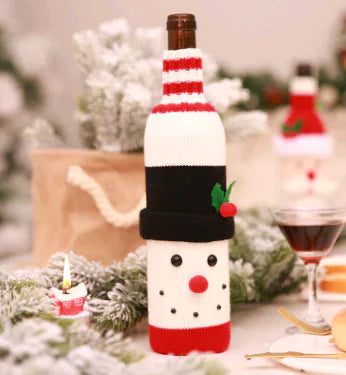 Couvertures de Bouteille de Vin pour Noël