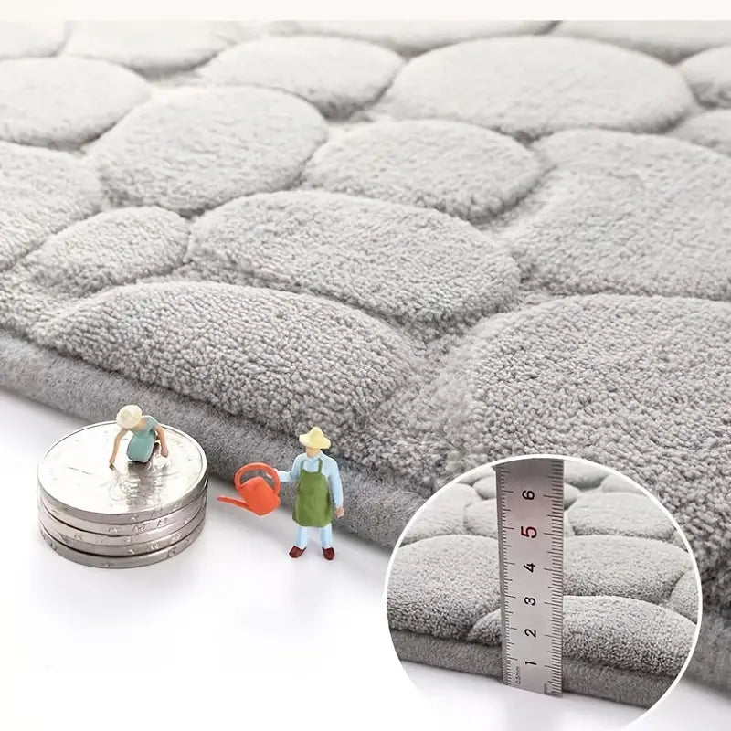 Ensemble de 3 Tapis de Salle de Bain Antidérapants