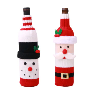 Couvertures de Bouteille de Vin pour Noël