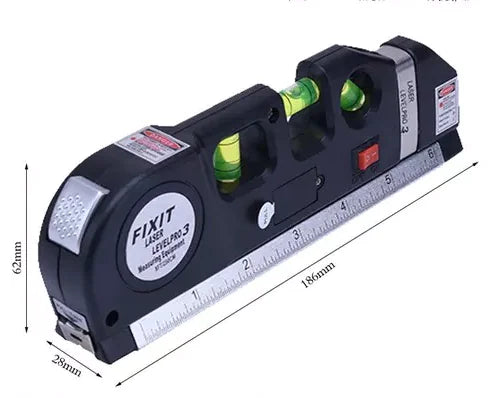 Multifunctional laser level tape