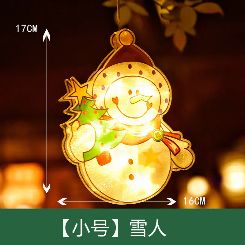 Lumières de Noël à Ventouse LED