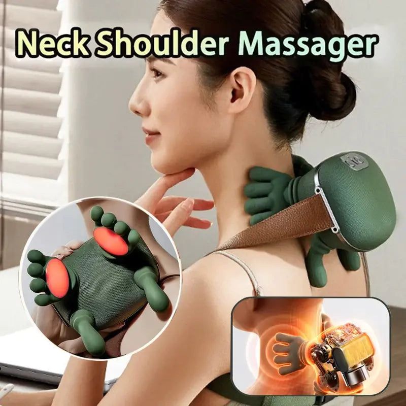 Masseur Sans Fil pour Cou et Épaules