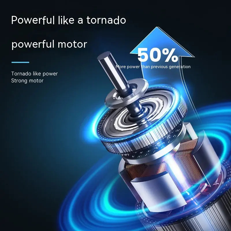 Adjustable Hair Clipper with Ten Speeds and USB