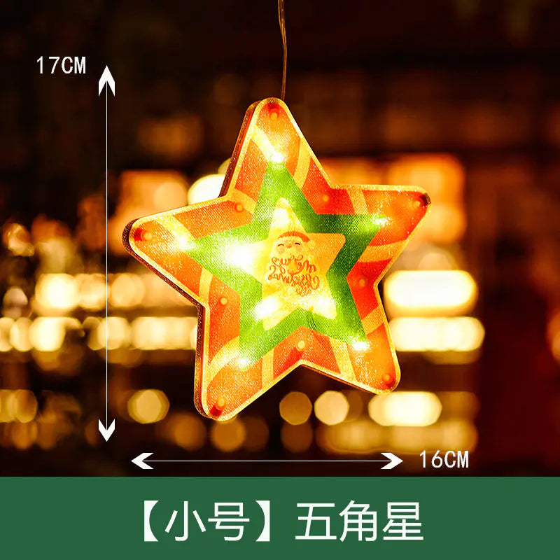 Lumières de Noël à Ventouse LED